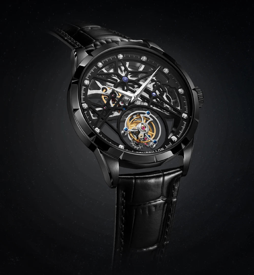 AESOP Original Flying Tourbillon Watches For Men Skeleton Tourbillon Movement Mechanical Watches Sapphire Mirror Official Store