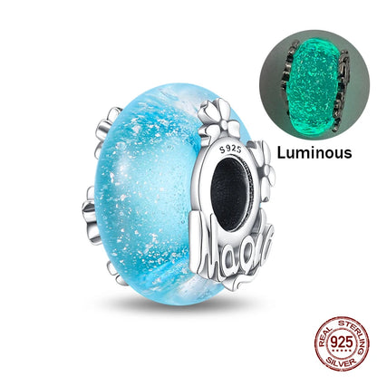 925 Sterling Silver Chameleon Luminous Butterfly Charm Bead – DIY Jewelry