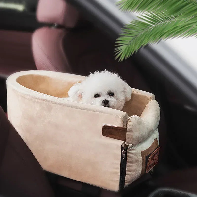 Dog Car Seat Hammock Carrier – Foldable, Breathable, Fits All Breeds