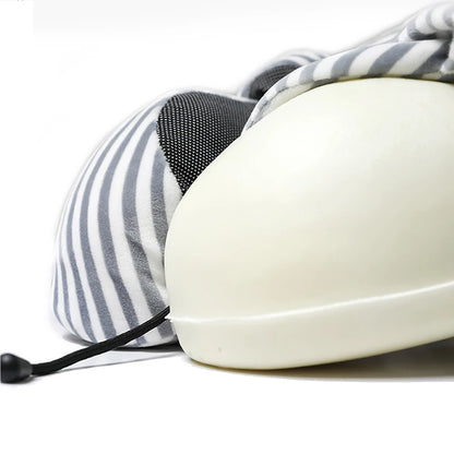 Soft Travel Pillow U Shaped Travel Healthcare Memory Foam Neck Cervical Airplane Pillow Neck Cushion - BeeTrendyShop.COM