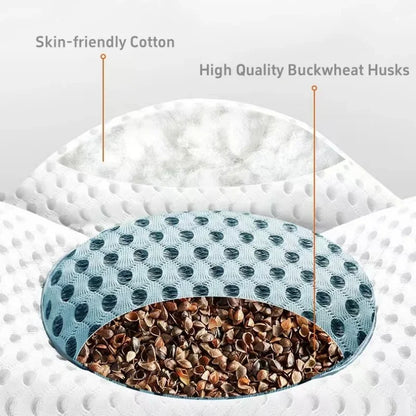 3D Memory Foam Lumbar Support Pillow 54x34cm – Quick Rebound Back Cushion for Bed, Sofa & Office