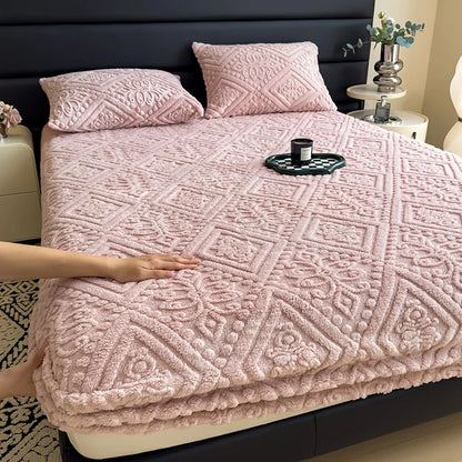 Summer Cool Feeling Mattress Cover – Cooling Pad Mat with Elastic Band for Single, Double & Queen Beds