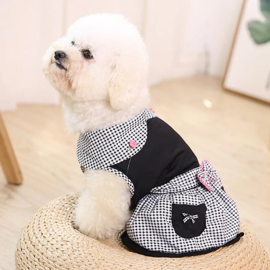 Black Princess Dog Dress for Weddings & Parties - XS to XL