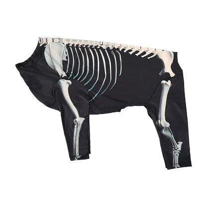 Skeleton Dog Costume - Halloween Pet Jumpsuit - BeeTrendyShop.COM