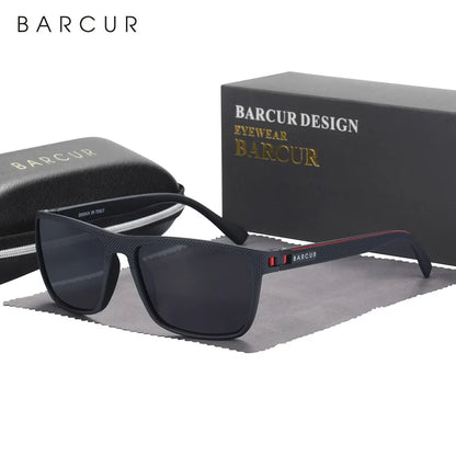 BARCUR TR90 Sports Sunglasses – Polarized Lightweight UV400 for Men