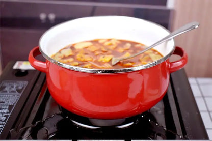 Porcelain Tomato Pot with Heating Function – Soup & Stew Pot 18/20/22 CM