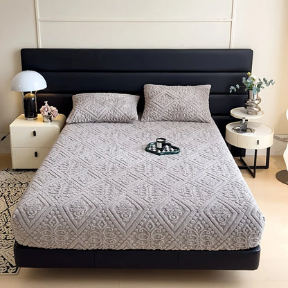 Summer Cool Feeling Mattress Cover – Cooling Pad Mat with Elastic Band for Single, Double & Queen Beds