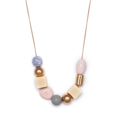 Circular & Square Multilayer Hip Hop Necklace – Long Chain Unisex Jewelry