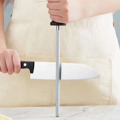 Knife Sharpener Grinder – Non-Slip Handle Kitchen Sharpening Tool for Chef Knives