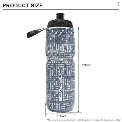Bicycle Water Bottle 670ml – Dual Layer Thermal Insulated MTB Road Bike Sports Bottle