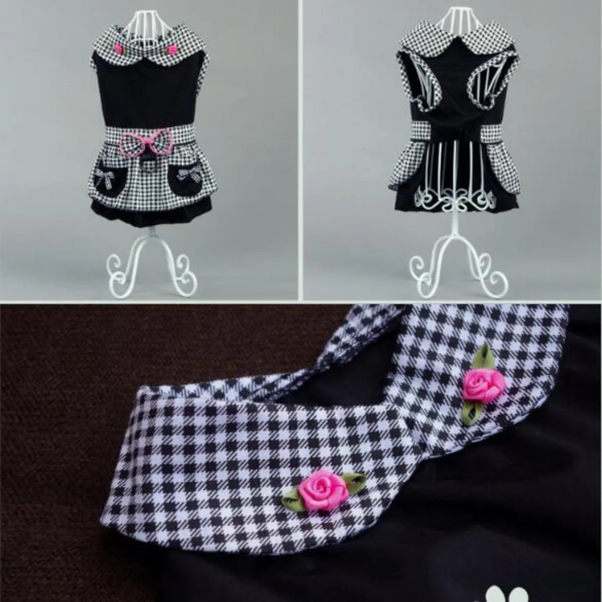 Black Princess Dog Dress for Weddings & Parties - XS to XL - BeeTrendyShop.COM