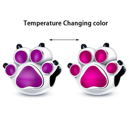 925 Sterling Silver Cat & Dog Charm Bead – DIY Jewelry for Women
