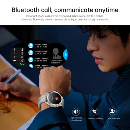 S4 Ultra Outdoor Sport Smartwatch – AMOLED HD, NFC, GPS, Heart Rate, Bluetooth Call