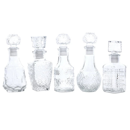 Transparent Whiskey Glass Decanter – 100ml & 150ml Party Barware Bottle