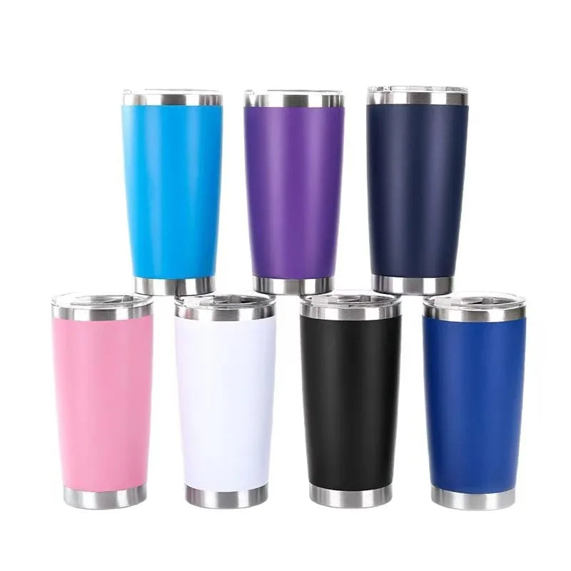 20 Oz Stainless Steel Thermal Water Bottle – Vacuum Flask for Tea, Coffee & Water