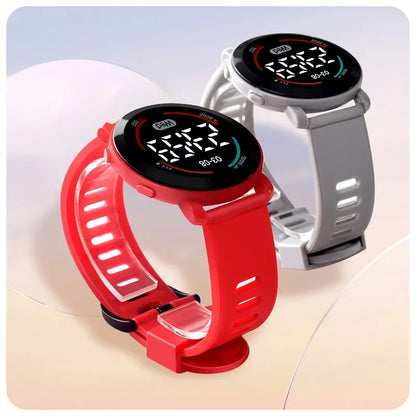 Children's Watches Fashion Digital Watches for Kids Waterproof Sport LED Electronic Wristwatch Simple Boys Girls Student Clock - BeeTrendyShop.COM
