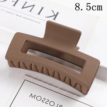 Korean Large Plastic Hair Claw Clip – Fashion Crab Barrette for Women & Girls