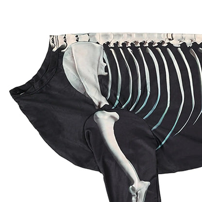 Skeleton Dog Costume - Halloween Pet Jumpsuit - BeeTrendyShop.COM