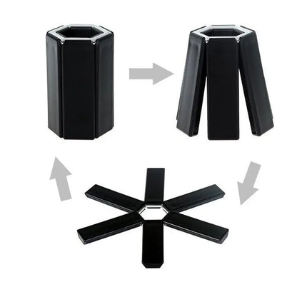 Folding Heat Insulation Pot Mat & Placemat – High Temperature Resistant Coaster for Pots & Pans