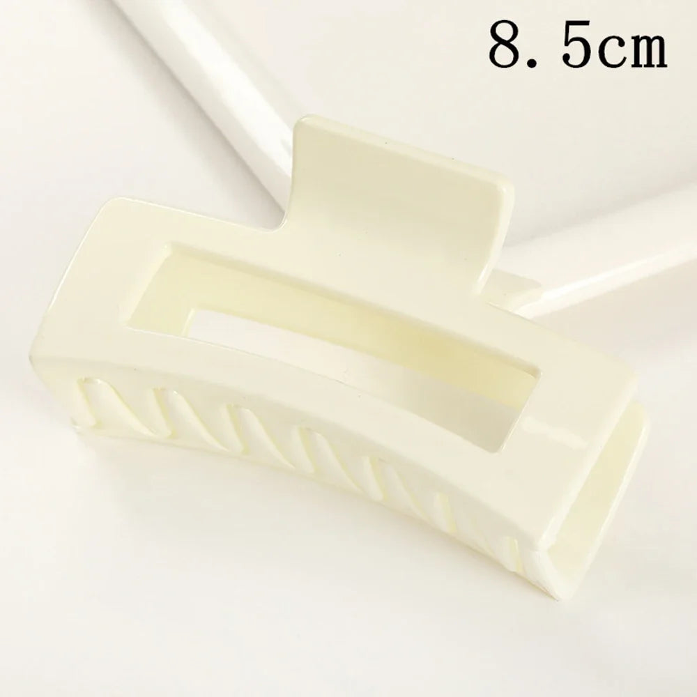 Korean Large Plastic Hair Claw Clip – Fashion Crab Barrette for Women & Girls