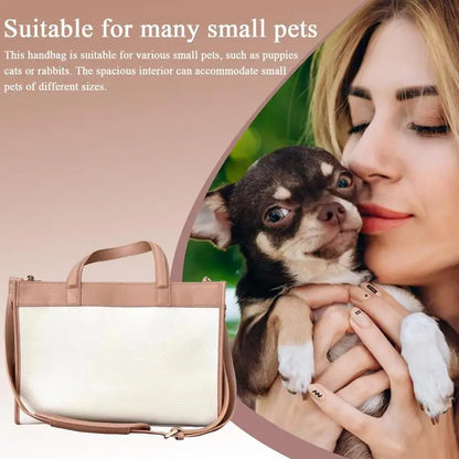 Large Capacity Pet Carrier Bag – Multifunctional Outdoor Backpack for Dogs, Cats & Bunnies