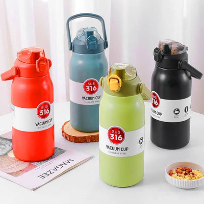 1500ML Stainless Steel Thermo Bottle – Large Capacity Portable Thermal Tumbler