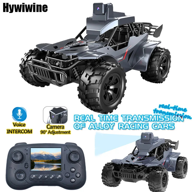 RC Car with FPV Camera | LCD Remote | 2.4G High Speed | Voice Chat | Kids & Adults