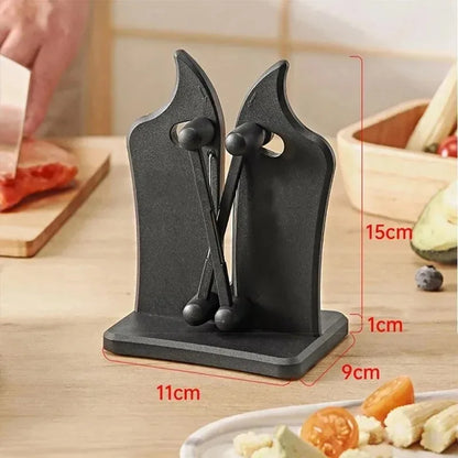Knife Sharpener Kitchen Tool – Easy & Safe Sharpening for Chef & Damascus Knives