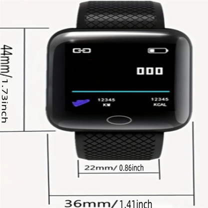 Smartwatch – Message Alerts, Fitness Monitor, Smart Bracelet, Birthday Gift for Men & Women