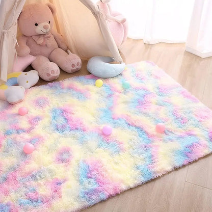Fluffy Large Carpet Living Room Plush Lounge Rug in The Bedroom Floor Mat Soft Velvet Carpets For Children Kids Decoration  ﻿ - BeeTrendyShop.COM