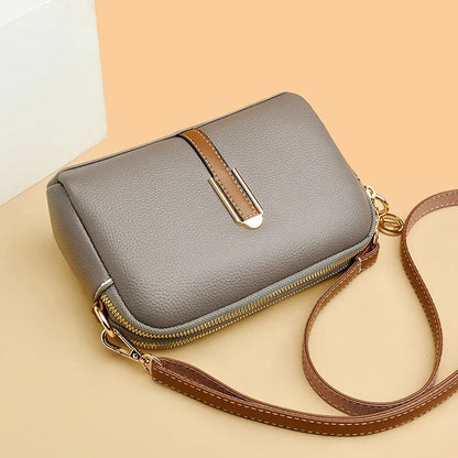 Women's Messenger Bag Women's Shoulder Bag Handbag Designer Cowhide Flap Bag Luxury Crossbody Bag For Women - BeeTrendyShop.COM