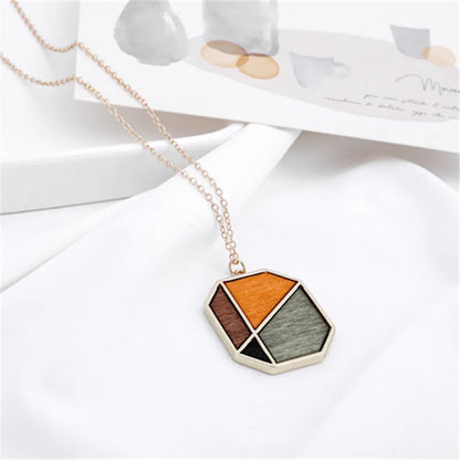 Circular & Square Multilayer Hip Hop Necklace – Long Chain Unisex Jewelry