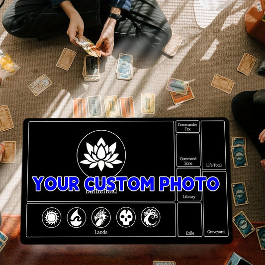 Customizable MTG Playmat – DIY Anime-Themed Rubber Gaming Mat for TCG & CCG Card Games | 35x60cm