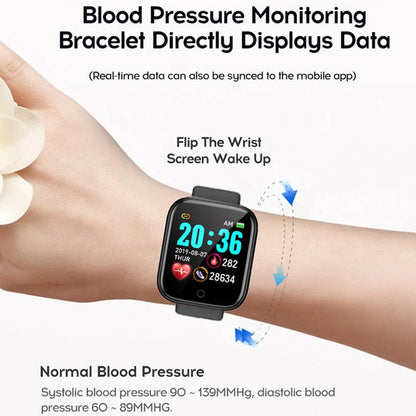 Y68 D20 Multifunctional Smartwatch – Bluetooth, Music Control, Fitness Bracelet, Sleep Monitor