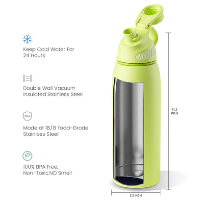 FJbottle 1000ML Stainless Steel Outdoor Tumbler – Vacuum Flask for Cold Sports