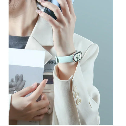Silicone Sport Watchband for Xiaomi Mi Band 8 & 9 NFC – Waterproof Replacement Strap