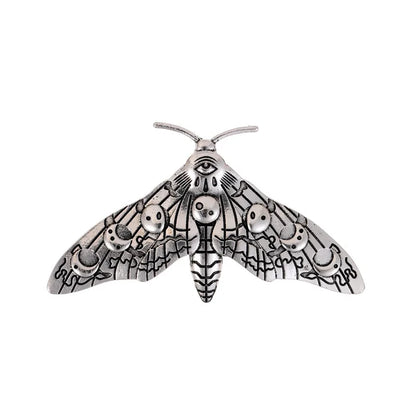 Moth Hair Clip – Vintage Gothic Halloween Hair Pin for Women