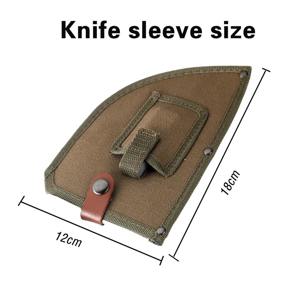 Handmade Forged Cleaver Knife Chef Knife High Hardness Steel Blade Full Tang Butcher Slaughter Pro Kitchen Chopping Slicing Tool