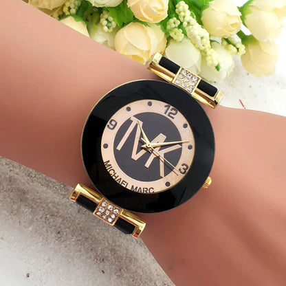 Womens Wristwatch Fashion Men Diamond Quartz Watches Silicone Luxury TVK Brand Relojes Digitales Femme Watch For Women Bracelet - BeeTrendyShop.COM