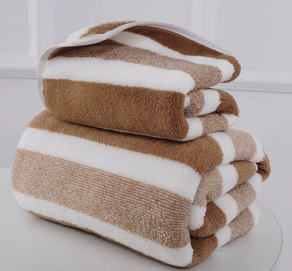 1 Pc Thickened Absorbent Bath Towel Soft Face Towel for Home - BeeTrendyShop.COM