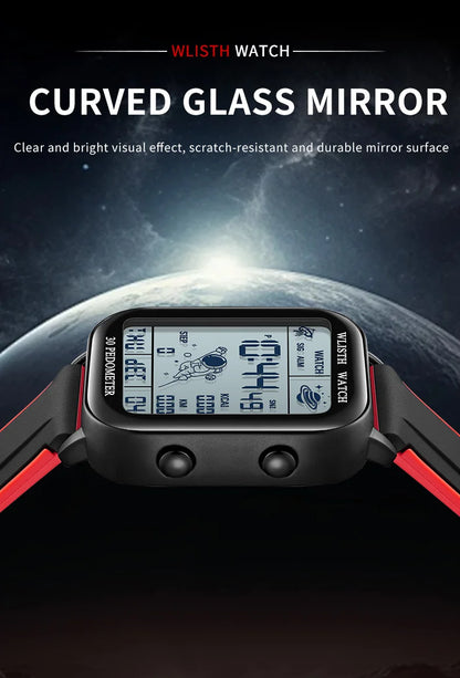 Men's Digital Watch – Stopwatch, Electronic Wristwatch, Outdoor Timing, Multifunction Sport