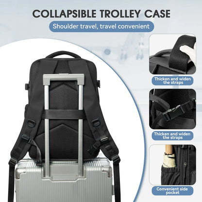 Vacuum Compression Backpack Travel Bag for Men – Space-Saving & Lightweight