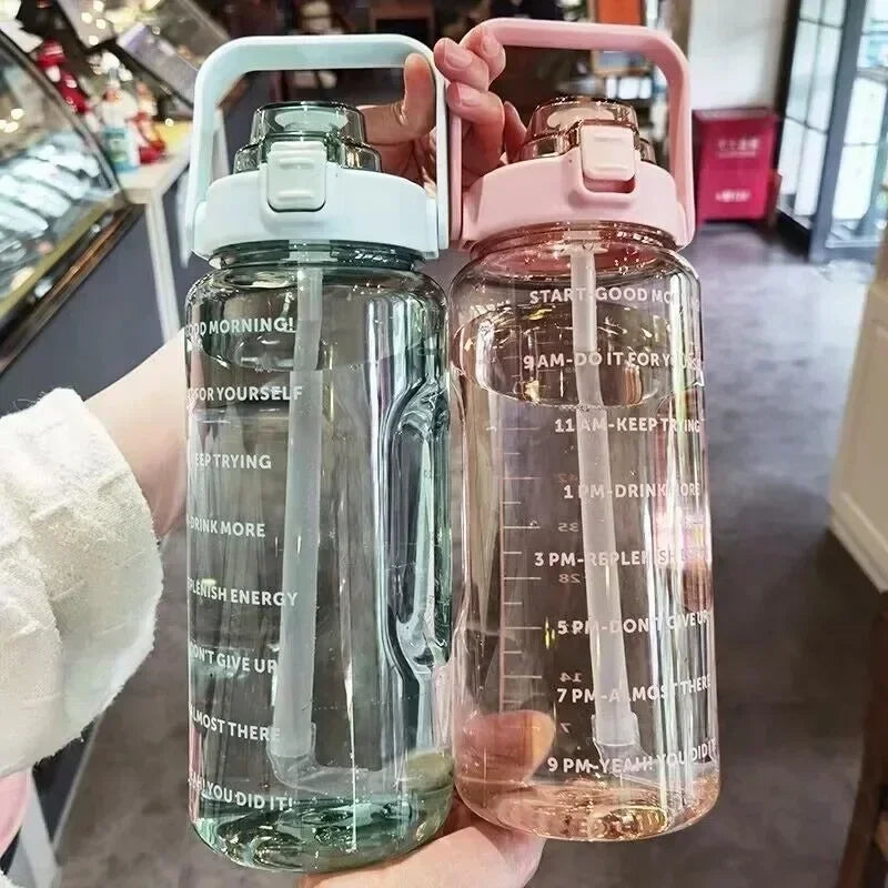 Portable Plastic Water Bottle – Insulated Leakproof Drinking Bottle for Travel & Sports