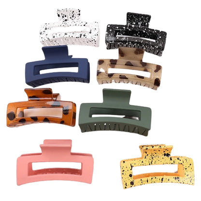 Korean Large Plastic Hair Claw Clip – Fashion Crab Barrette for Women & Girls
