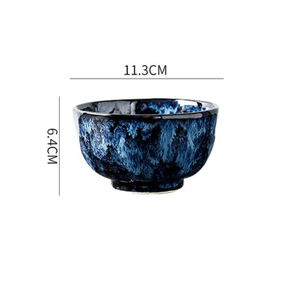 Creative Irregular Ceramic Tableware Set – Soup Bowl, Salad Bowl, Dessert & Fish Plate