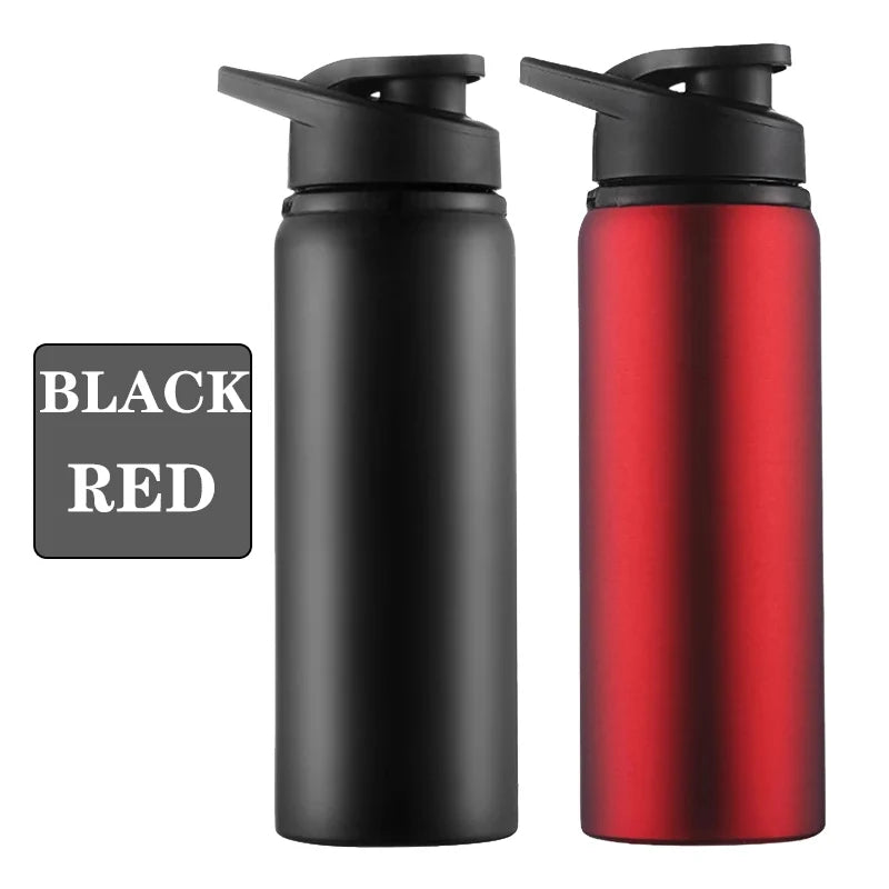 Metal Aluminum Water Bottle 700ml – Leakproof Reusable Sports Bottle for Cycling, Hiking & Gym