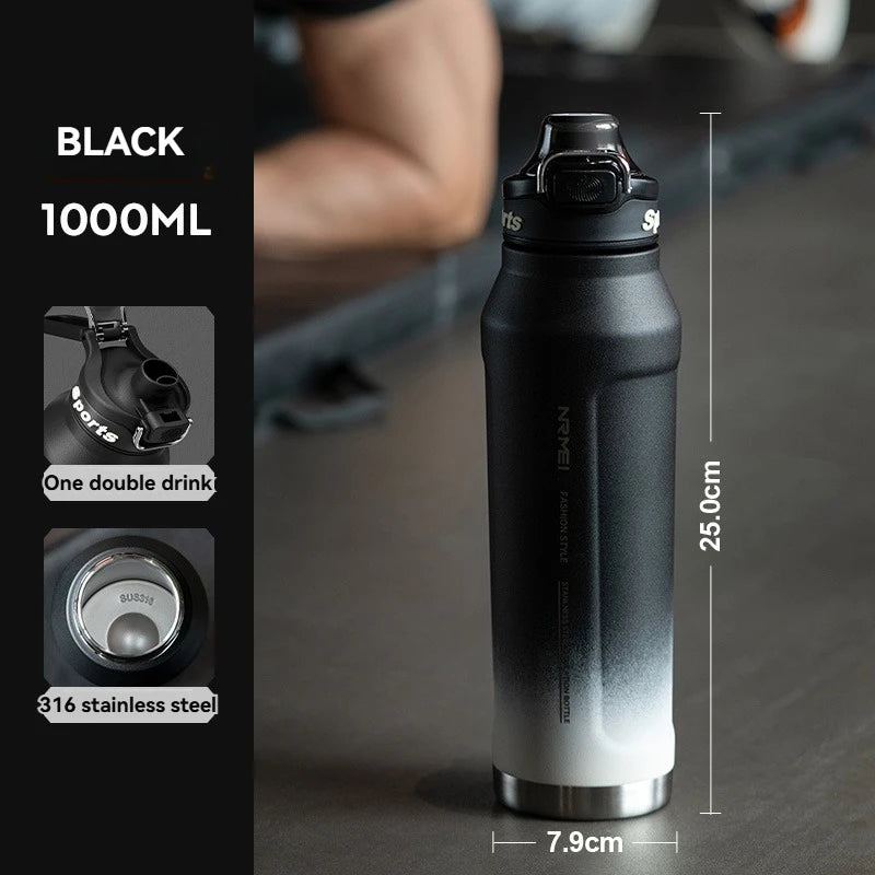 1.5L Stainless Steel Thermos Water Bottle – Vacuum Flask for Hot Tea, Coffee & Cold Water
