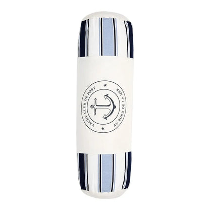 Mediterranean Sea Anchor Cylindrical Bolster Cushion 45x15cm – Cotton Linen Sofa & Bed Pillow Decoration