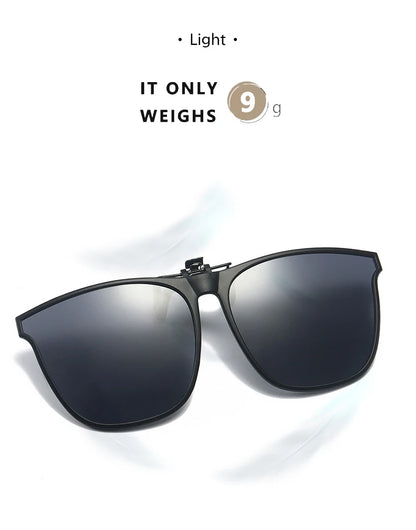 Polarized Clip-On Sunglasses – Night Vision Anti-Glare Driver Goggles for Men