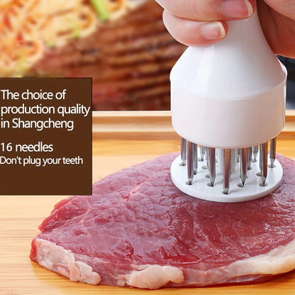 Stainless Steel Meat Tenderizer Hammer – Loose Meat Needle & Tendon Breaker Kitchen Tool